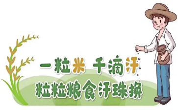幼儿园粮食节演讲稿7篇